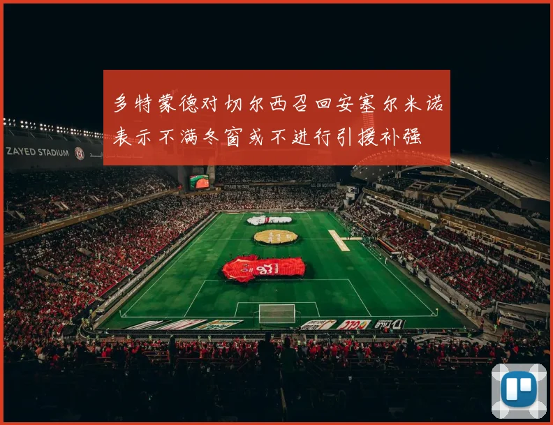 多特蒙德对切尔西召回安塞尔米诺表示不满冬窗或不进行引援补强